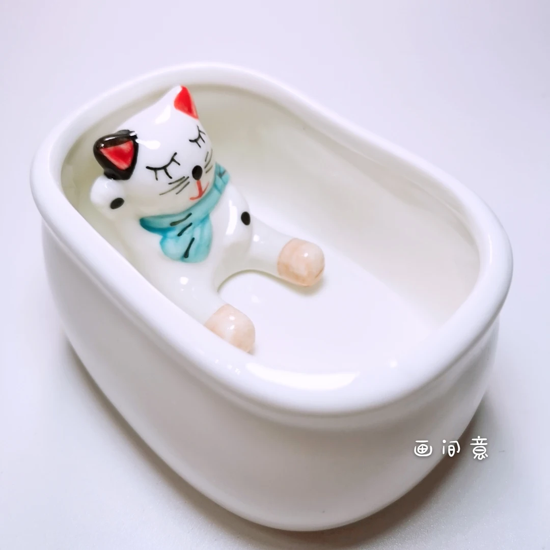 Ведро для чистки керамической краски 3 набора лотков держатель ручки акварельная