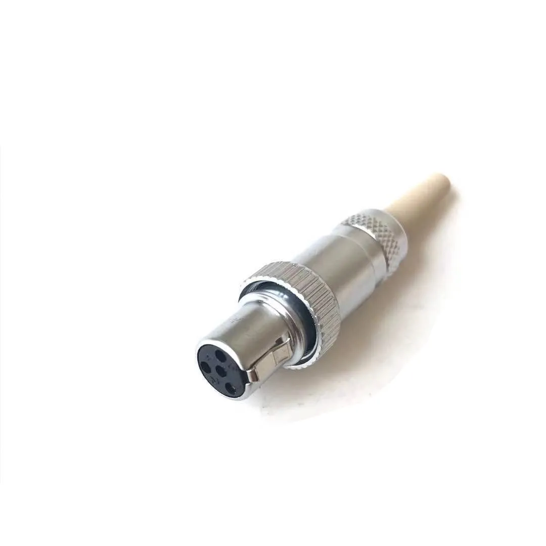 2 шт. XLR 4 контактный штекер микрофон аудио разъем для Mipro|Аксессуары микрофонов| |
