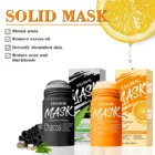 Очищающая маска Зелёный чай масло Управление зеленая маска палка бамбуковый уголь маска для лица акне Очищающая однотонные маска для удаления угрей маска для лица