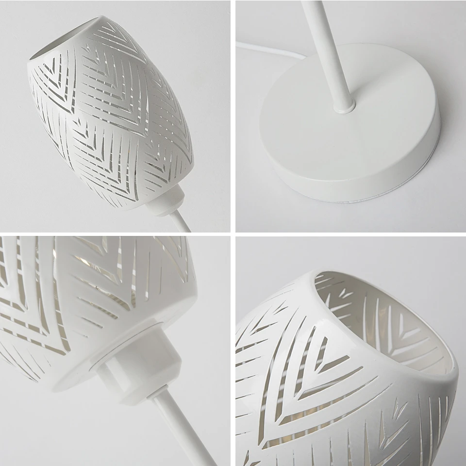 OYGROUP скандинавский прикроватный столик металлический полый абажур Настольный