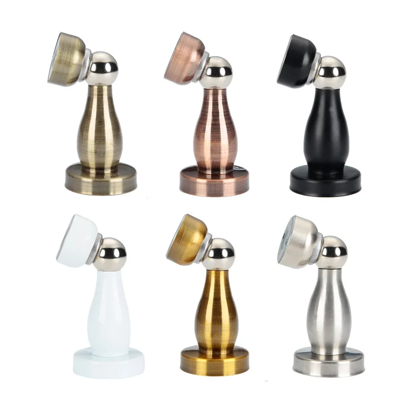 Настенный без гвоздей/Пробивной магнитный дверной стопор из нержавеющей стали