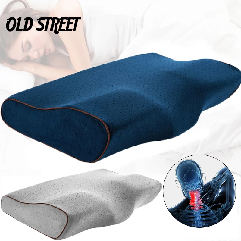 

Ортопедическая подушка с эффектом памяти, подушка из вспененного материала с эффектом памяти и медленным восстановлением формы для защиты ...