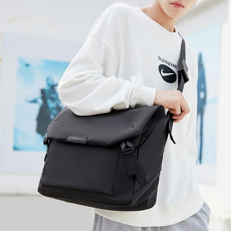 Fashion Business Men's Messenger Laptop Bag Waterproof Briefcase Multifunction Crossbody Purse Anti-theft Travel Shoulder Bags