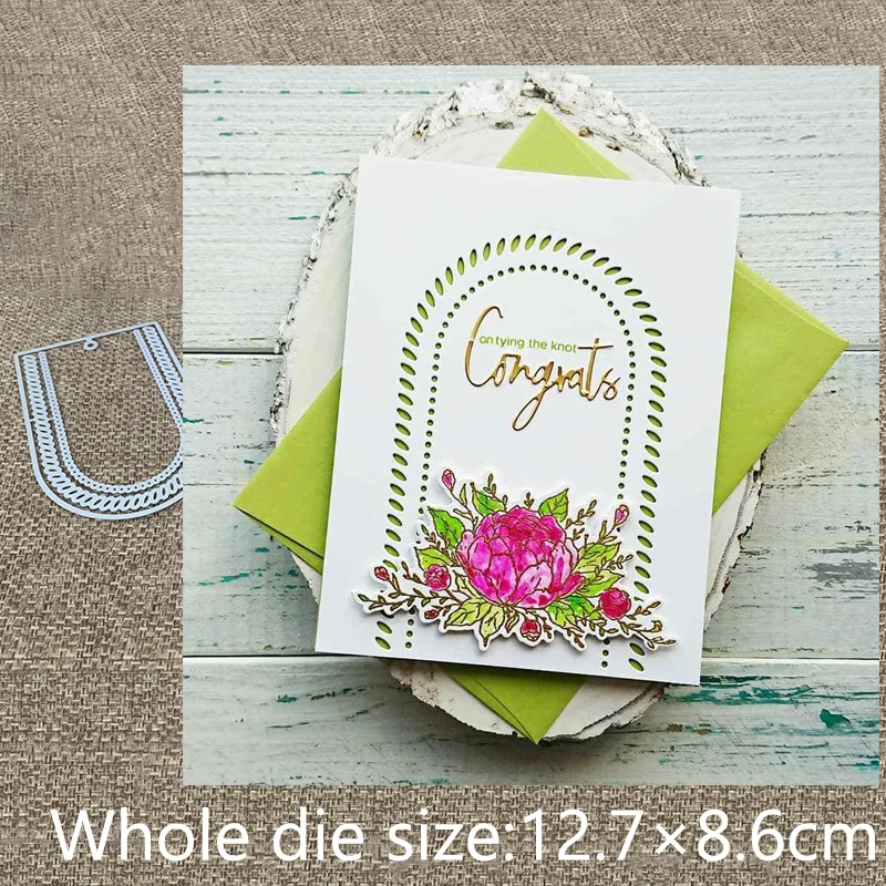 Новый дизайн металлический трафарет для рукоделия пресс формы кружевные