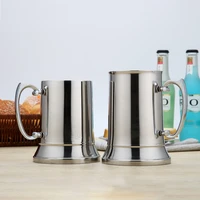 450560ml large capacity 304 stainless steel double layer beer glass bar hotel supplies cocktail glass goblet mug