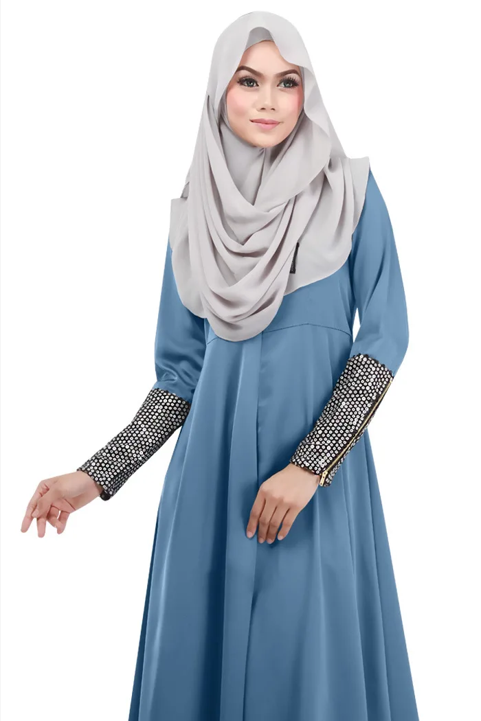 

Appliques New Jilbabs And Abayas Caftan Arab Garment Abaya Turkey In The Middle East Muslim Women Dress Fashion Large Size