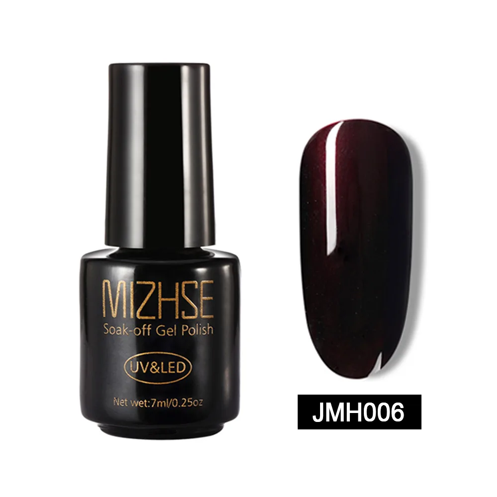 JMH006 MIZHSE титановый красный Гель-лак зеркальный металлический ярко-розовый красный зеркальный клей для ногтей Гель-лак УФ-гель лак для ногтей красный металл Титан - Цвет: JMH006