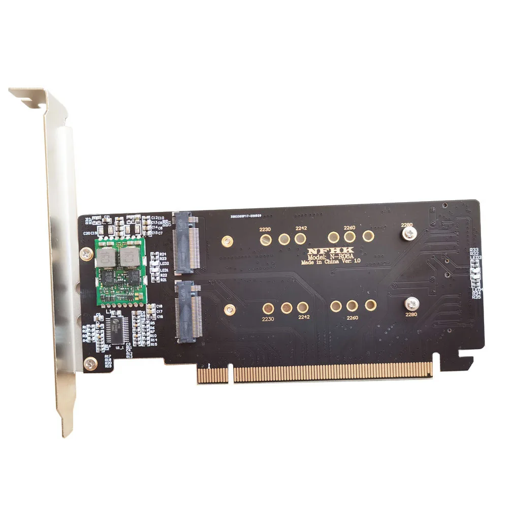 pci express 30x16 4 порты и разъёмы m 2 nvme ssd raid адапт