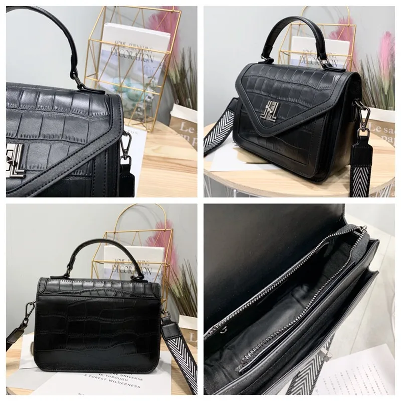 Новинка 2020 сумка из натуральной кожи сумка-мессенджер крокодиловой переносная