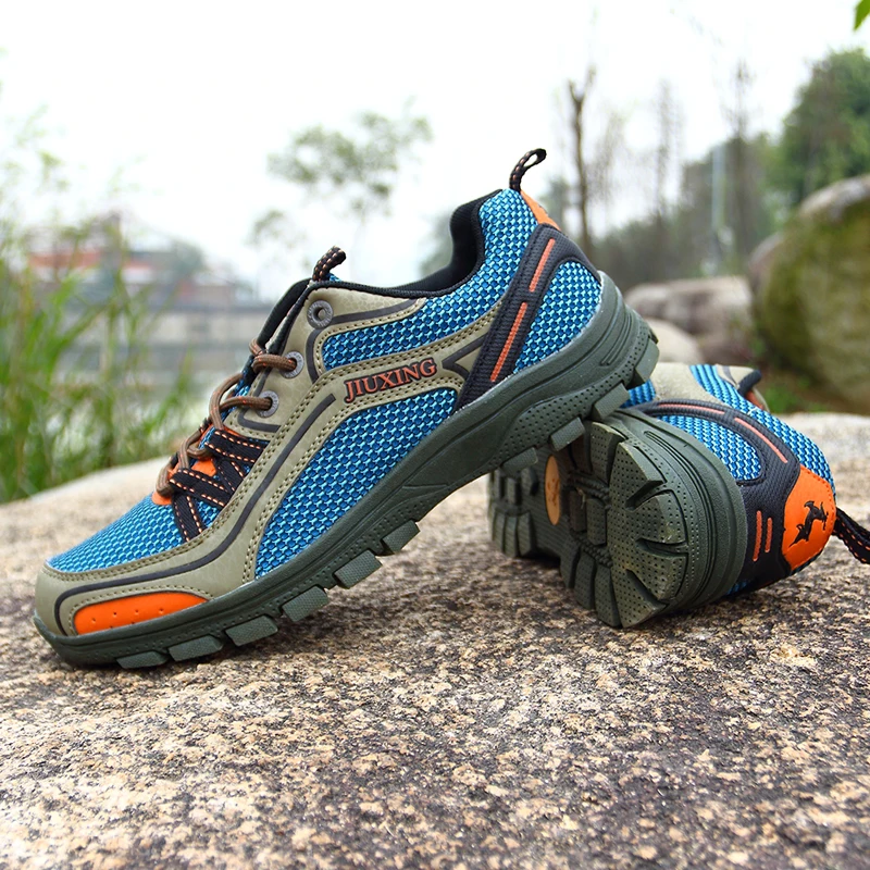HUMTTO мужские треккинговые ботинки Нескользящие дышащие кроссовки обувь для