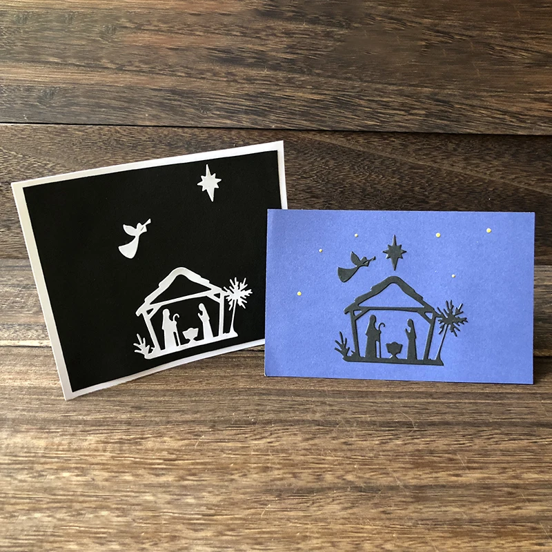 Рождественские штампы из металла стальные трафареты для поделок скрапбукинга