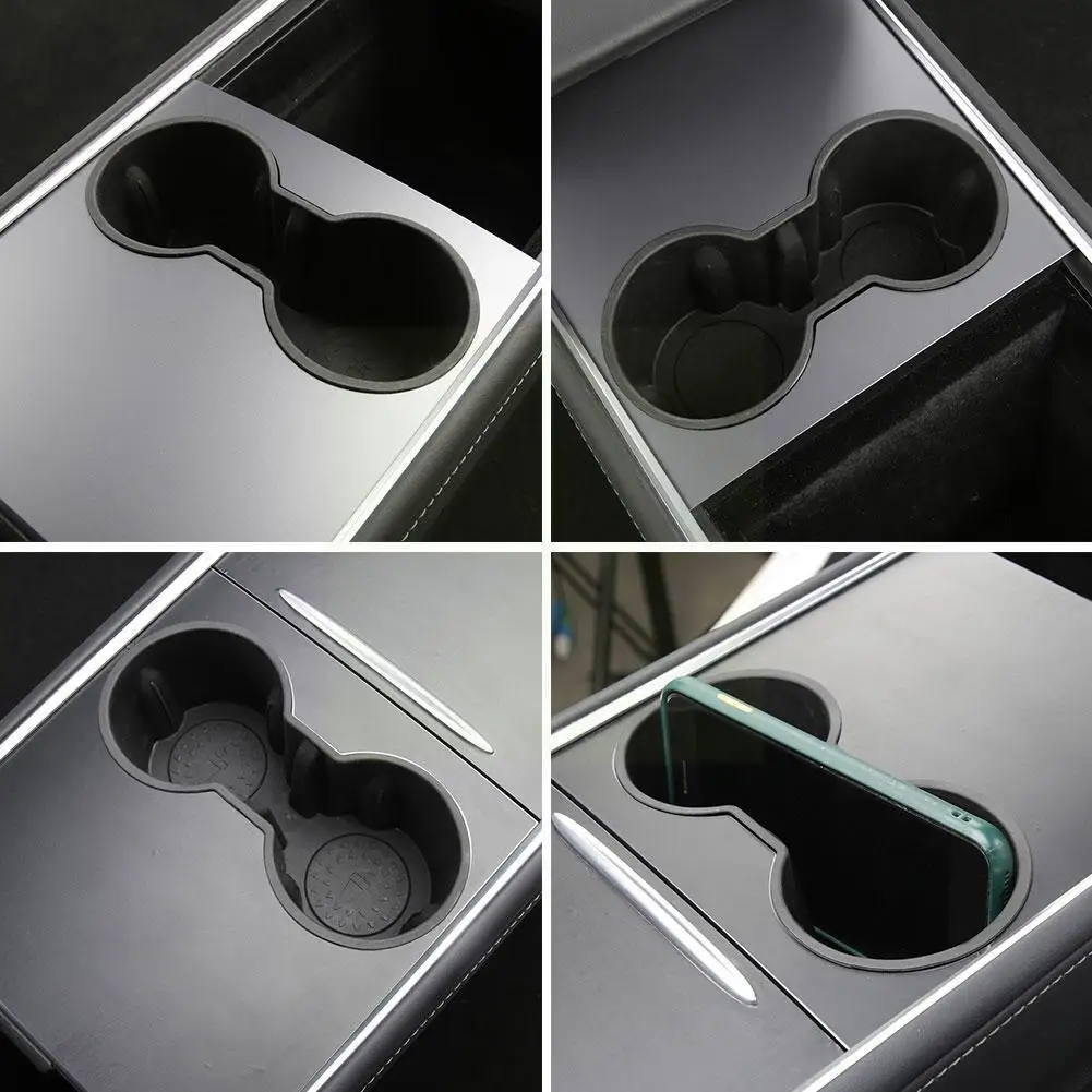 

Water Cup Holder for Tesla Model 3 Center Accessories Water Proof Car Coasters for Tesla Model Y Car Model3 T4C5