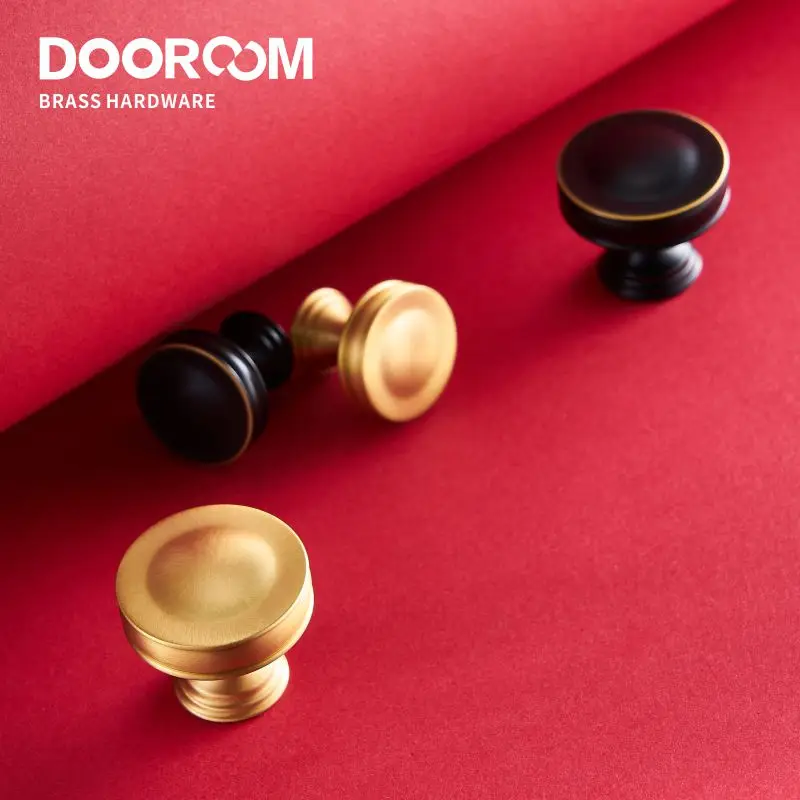 Dooroom латунные мебельные ручки золотой черный скандинавский Тянет Шкаф Комод