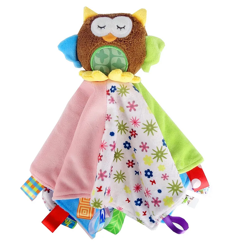 owl Детские полотенца, мягкие игрушки, комфортная игрушка для сна, куклы, плюшевые куклы, многофункциональные игрушки для животных - Цвет: owl