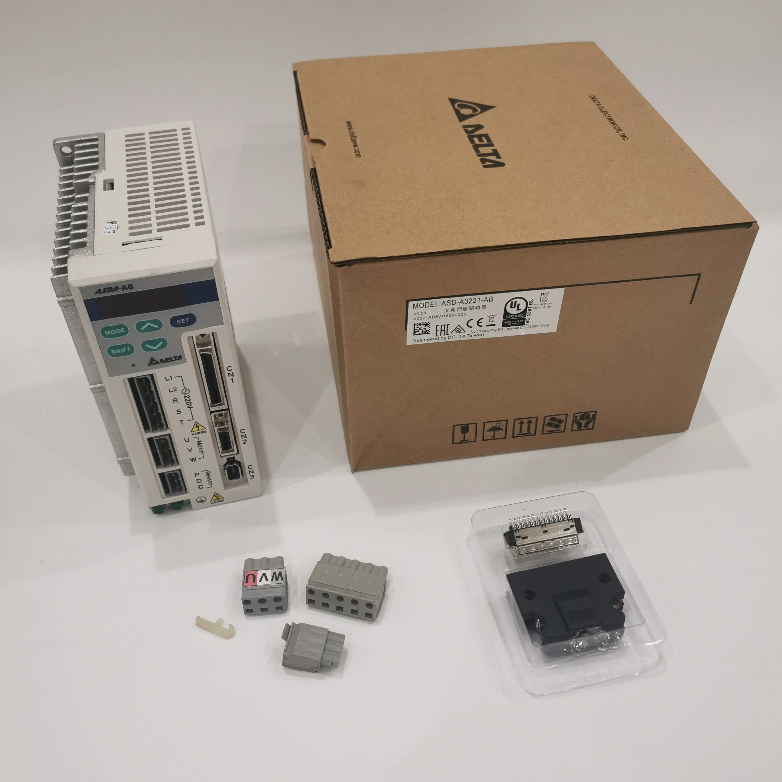 

Brand new ASD-A0221-AB Delta AC Servo Drive Amplifier 1 phase 200W 50/60Hz 220V