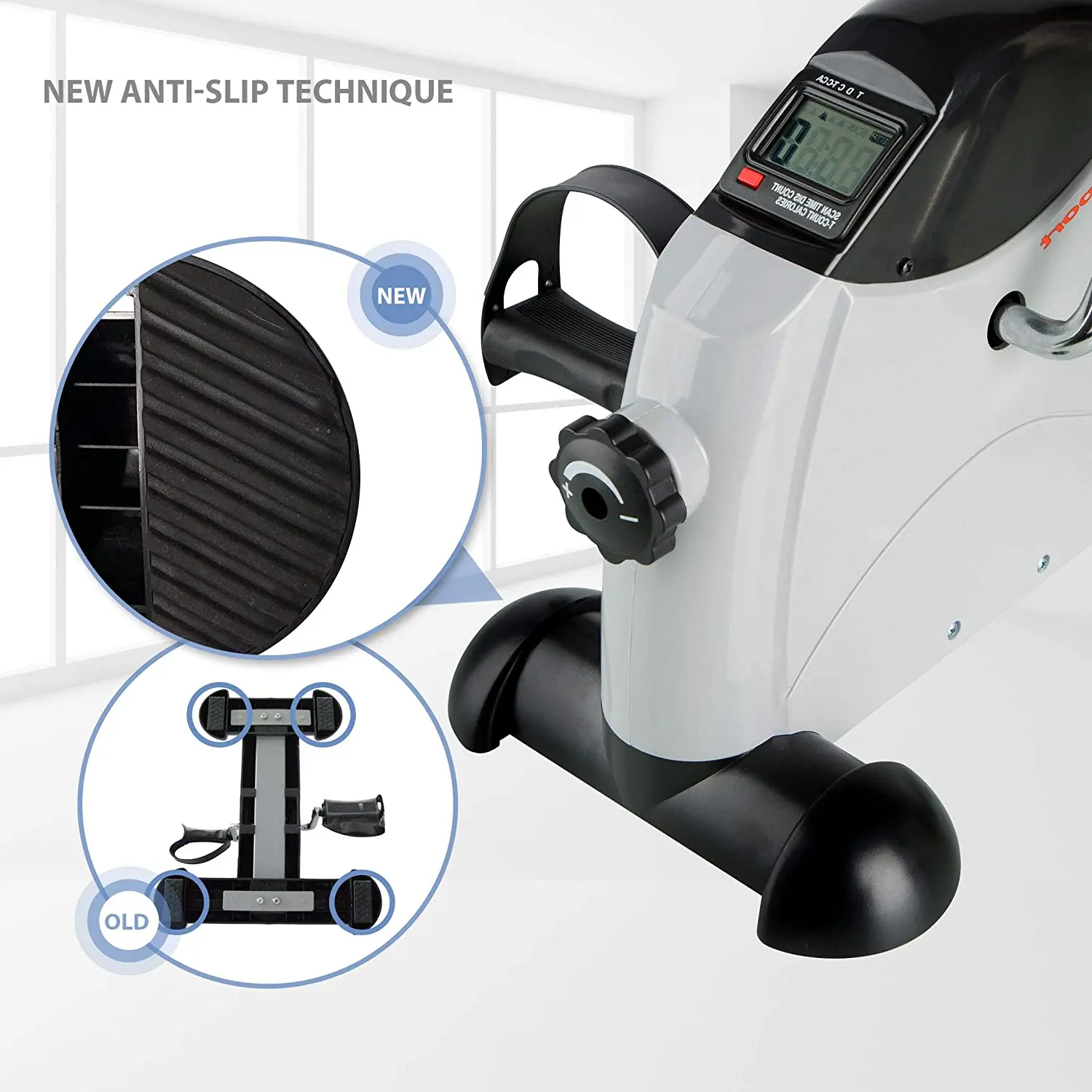 Тренажер для тренировок мини-тренажер педалей ЖК-дисплей в помещении езды на