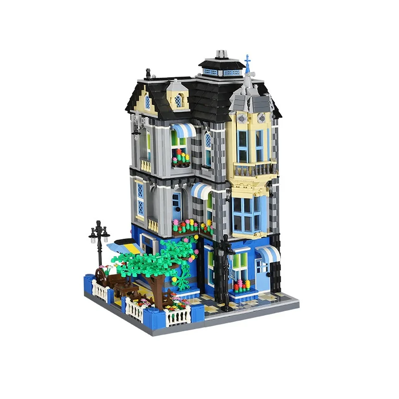 

Garden Coffee House Creator Expert Bricks City Great building Serise Building Blocks Toys for Children Gifts Model 2313Pcs