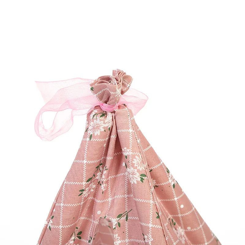 

2021 new dog beds and houses bed pet accessories For dogs Mat cat Plush House cats plaid pets supplies Big small cushion tent a