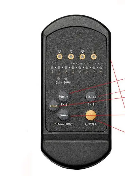 Электрический массажер для спины стул подушка вибратор портативный дома