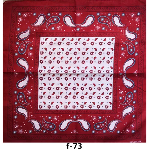 100% хлопок фиолетовый розовый панк головной убор Хип-хоп платок банданы