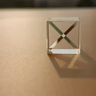 7 мм кубический научный куб, оптическая призма, фотография с шестигранной призмой, украшение для дома, стекло-призма, цветной подарок для ребенка