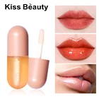 Блеск для губ Kiss коллаген для красоты, для увеличения объема губ, увлажняющий, на 12 часов, различные эссенции, масла для губ