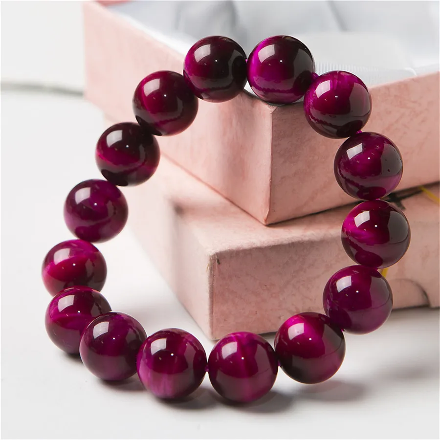 Прямая доставка 14 мм 16 Натуральная красная роза натуральный тигровый глаз