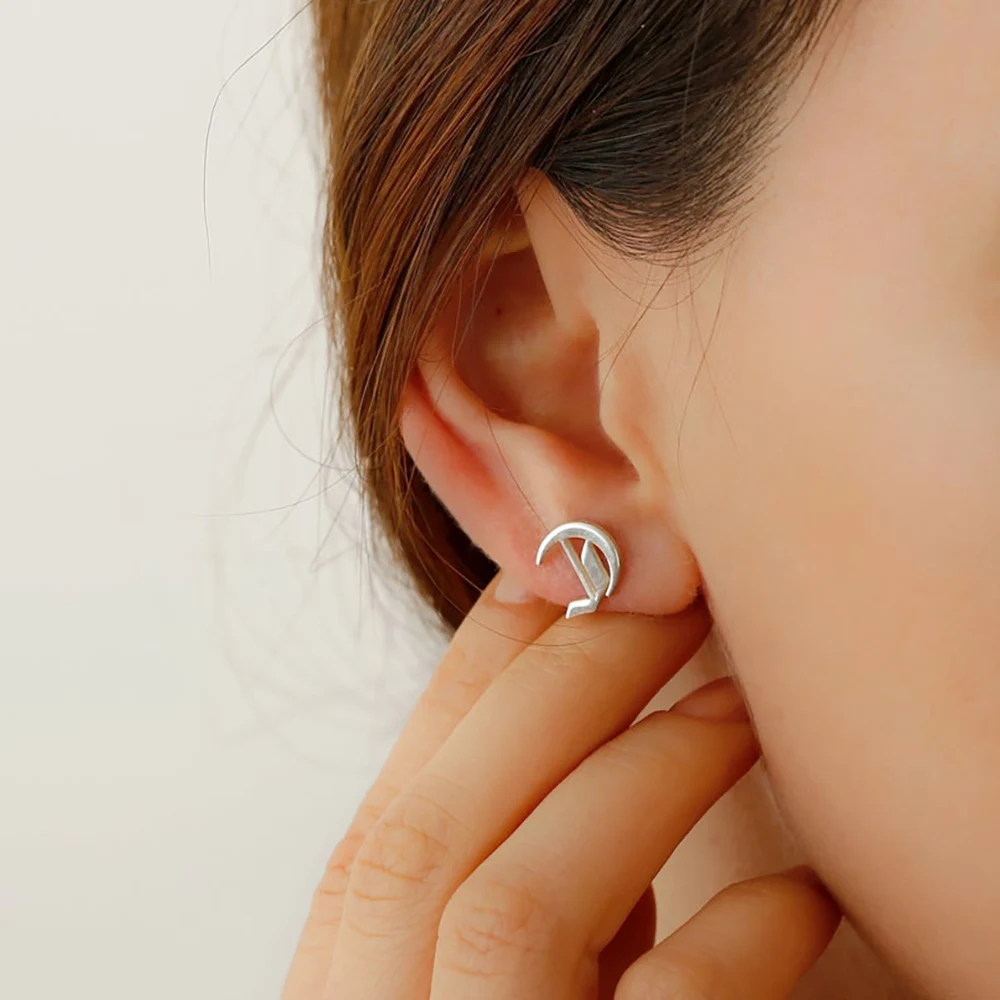 

Cazador Custom Initials Earrings Personalized Gift for Her Earrings Stud Earrings Stainless Steel Dainty Custom Name Earriing