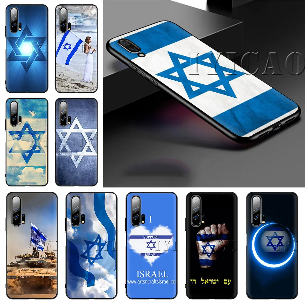 IYICAO Israel flag Soft Case for Huawei 9X 20 Pro Note 10 View 9 8 Lite 8C 8X 7X 7C 7A 6A | Мобильные телефоны и