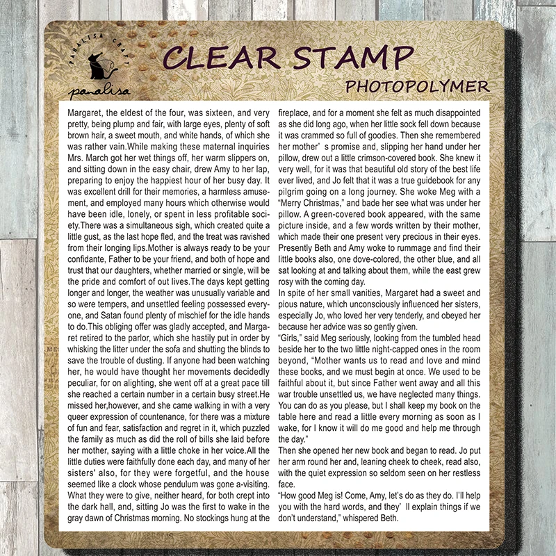 Panalisacraft фон прозрачный силиконовый штампы для DIY скрапбукинга/изготовления