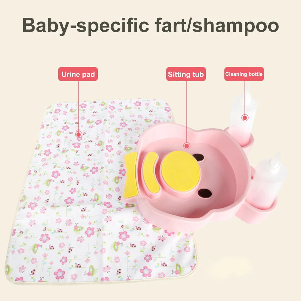 Детская Нескользящая космическая переносная Ванна для мытья ванной крючок дома