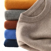 men cashmere sweater autumn winter soft warm jersey jumper robe hombre pull homme hiver pullover v neck o neck knitted sweaters