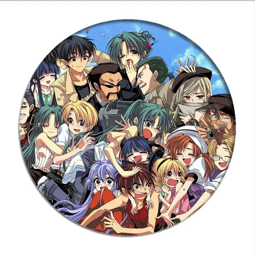 Брошь Higurashi no Naku Koro ni Значки для косплея Shion Sonozaki значок Рика фурудэ коллекционные
