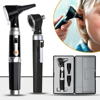 professional otoscopio diagnostic kit medical home doctor ent ear care endoscope led portable otoscope ear cleaner with 8 tips