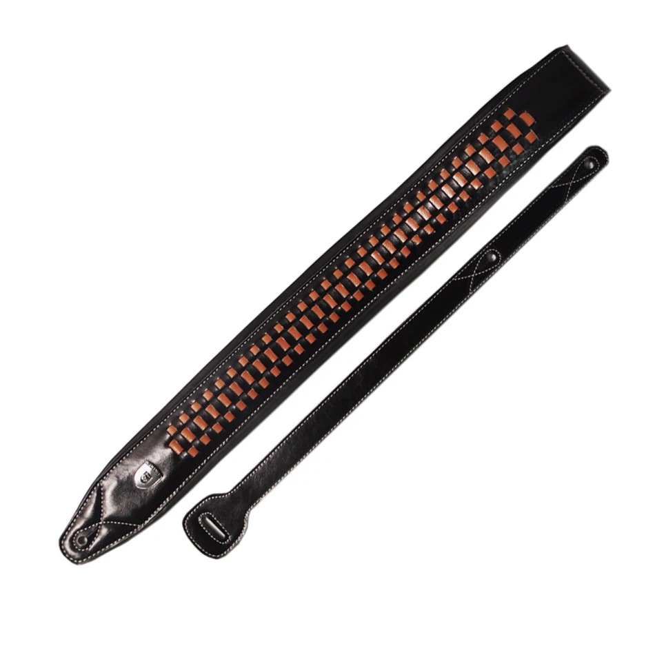 Ремни ручной работы из натуральной воловьей кожи для электрической бас гитары