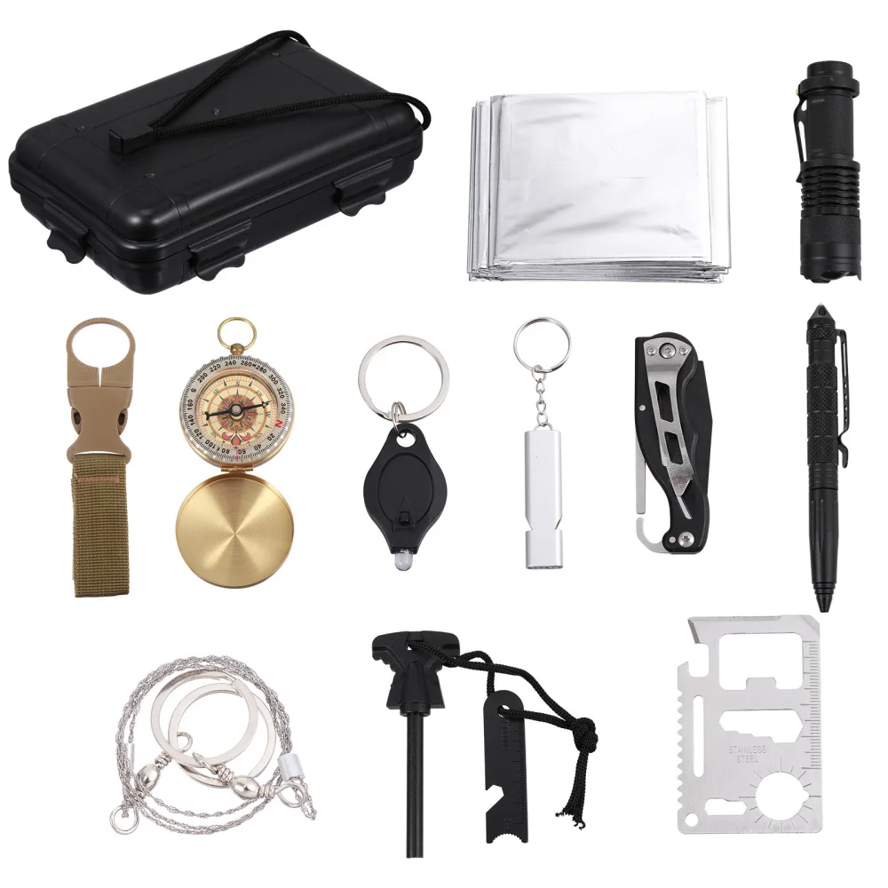 

1 Set 11 Pcs Multipurpose First Aid Kit Portable Essential Saving Tools