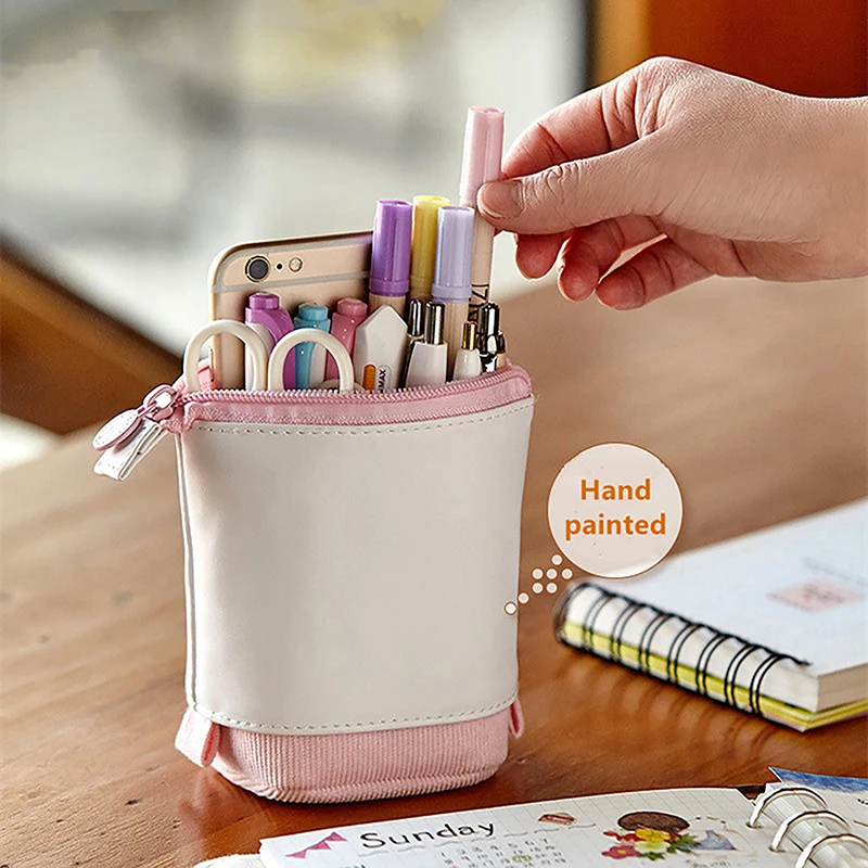 

Creative Retractable Pencil Case School Supplies Coin Purse School Stationery Kids Birthday Gift