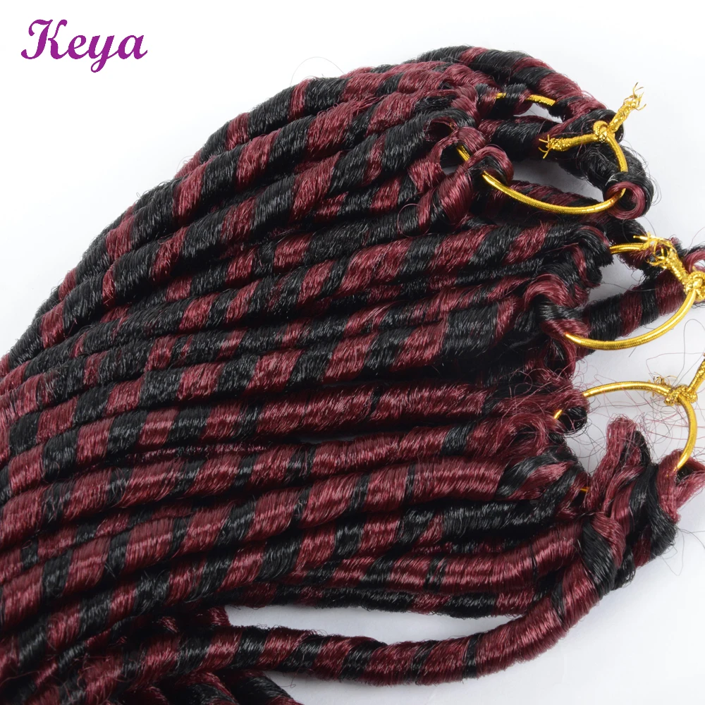 Искусственные локоны в стиле Crochet косы 14 дюймов мягкие натуральные синтетические волосы для наращивания 20 волосы Virgin Hair(пакет из искусственной замки волос Для чернокожих Для женщин