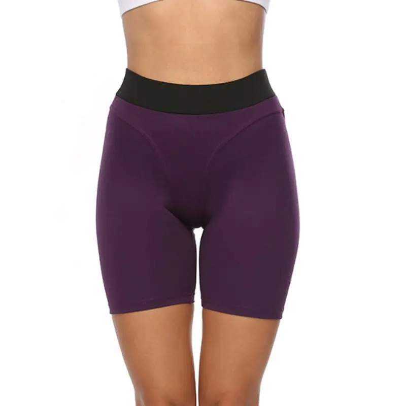 Женские однотонные шорты для фитнеса B 2020 сексуальные спортивные с высокой