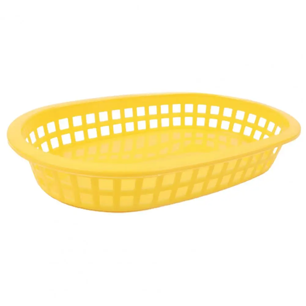 1 шт./12 шт. корзина для еды овальной формы посуда пластиковые тарелки хранения