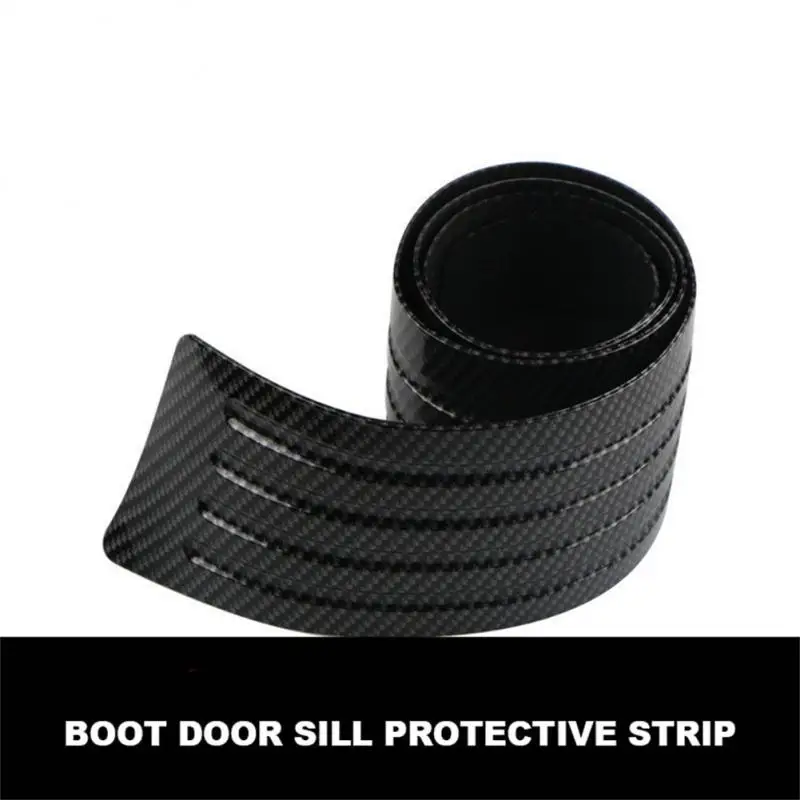

Car carbon fiber trunk protective door sill protective sticker rear tail box anti-scratch anti-collision anti-scratch strip