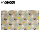 Модные стильные женские мужские детские полотенца для плавания с рисунком собачьей лапы многоцелевые банные полотенца удобный коврик для йоги прочное пончо