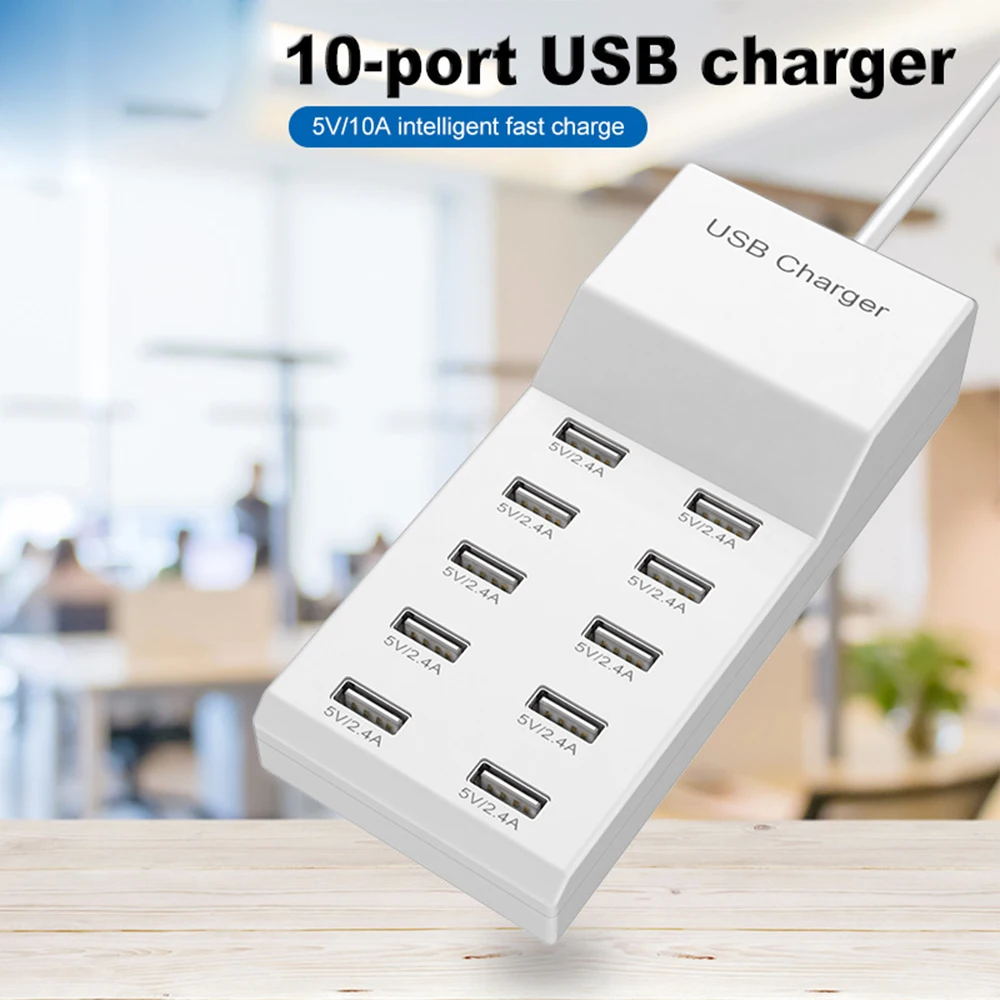 

Мульти-Порты и разъёмы USB Мобильный телефон Универсальный Зарядное устройство 10 быстрой дорожная штепсельная розетка USB Мощность адаптер д...