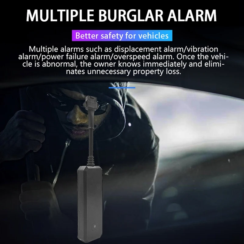 Мини водонепроницаемый GSM GPS трекер Автомобильный мотоцикл буксировочная