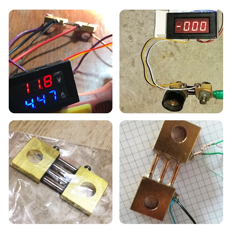 DC шунта FL-19 100A 200A 300A 400A 500A 600A 75mV сварочный аппарат латунь резистор для ток