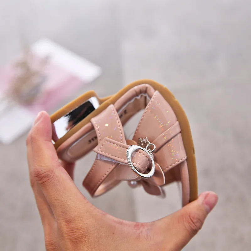 Girls' Sandals Summer Medium and Large Children's Soft Soles Primary School Students' Non Slip Girl Baby Princess Shoes | Обувь