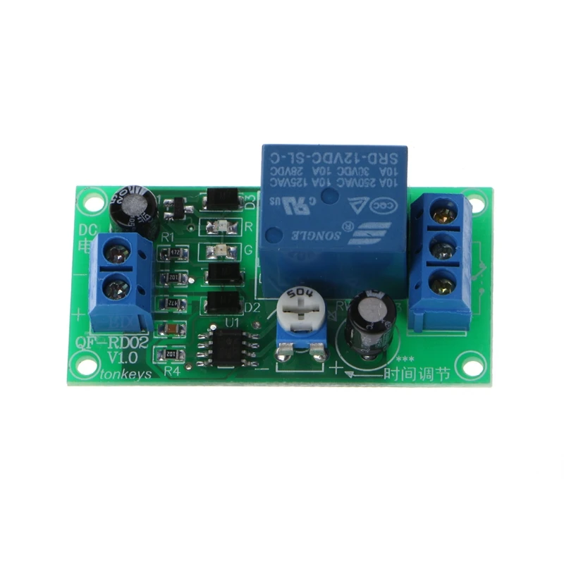 Регулируемый релейный модуль Y5GD с таймером задержки от 12 В до 30 постоянного