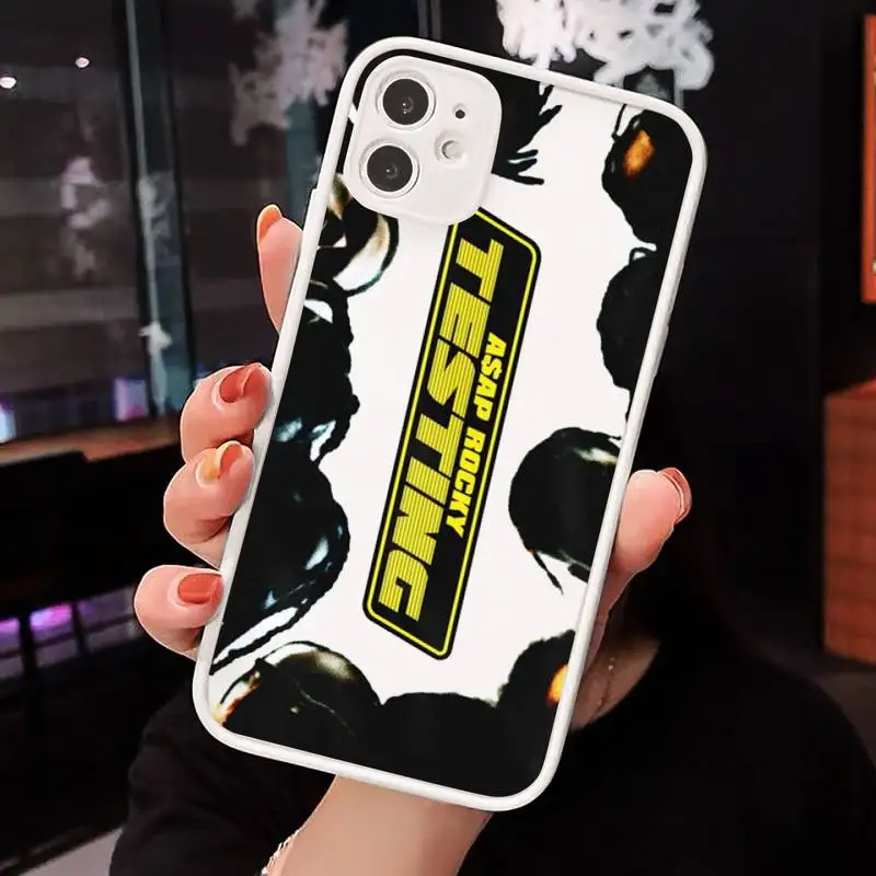 

Asap Rocky American rapper Phone Cases matte transparent For iphone 7 8 11 12 plus mini x xs xr pro max cover