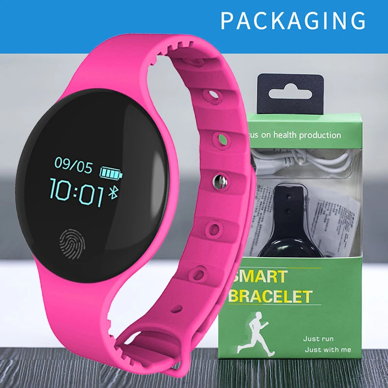 Для мужчин и женщин Блютуз умный электронный браслет часы камера работает с