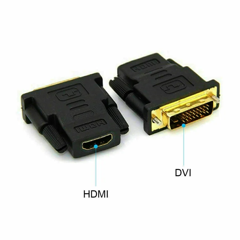 Адаптер DVI к HDMI адаптер для компьютера Dvi Male 24 + 1 Hdmi Female 1080P HD кабель-конвертер |